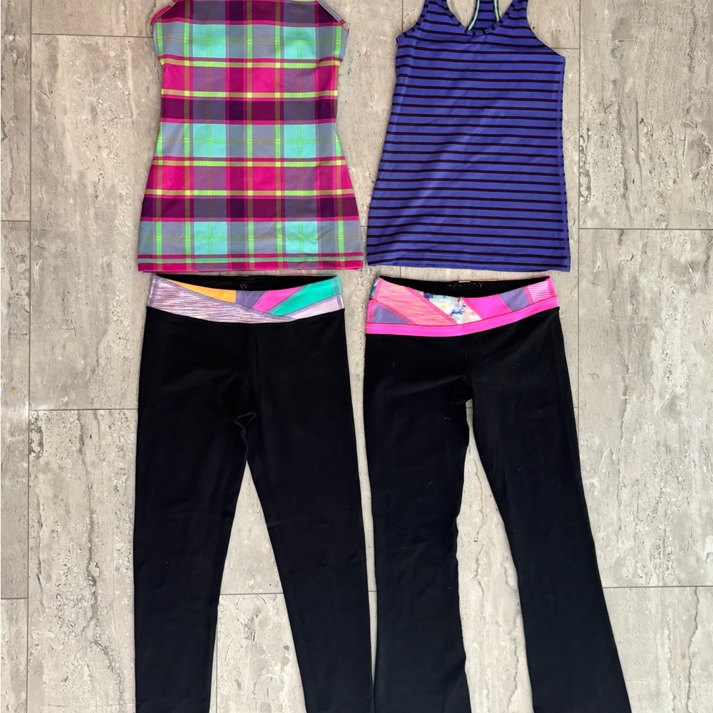 Ivivva Kids Matching Set with Plaid and Stripes